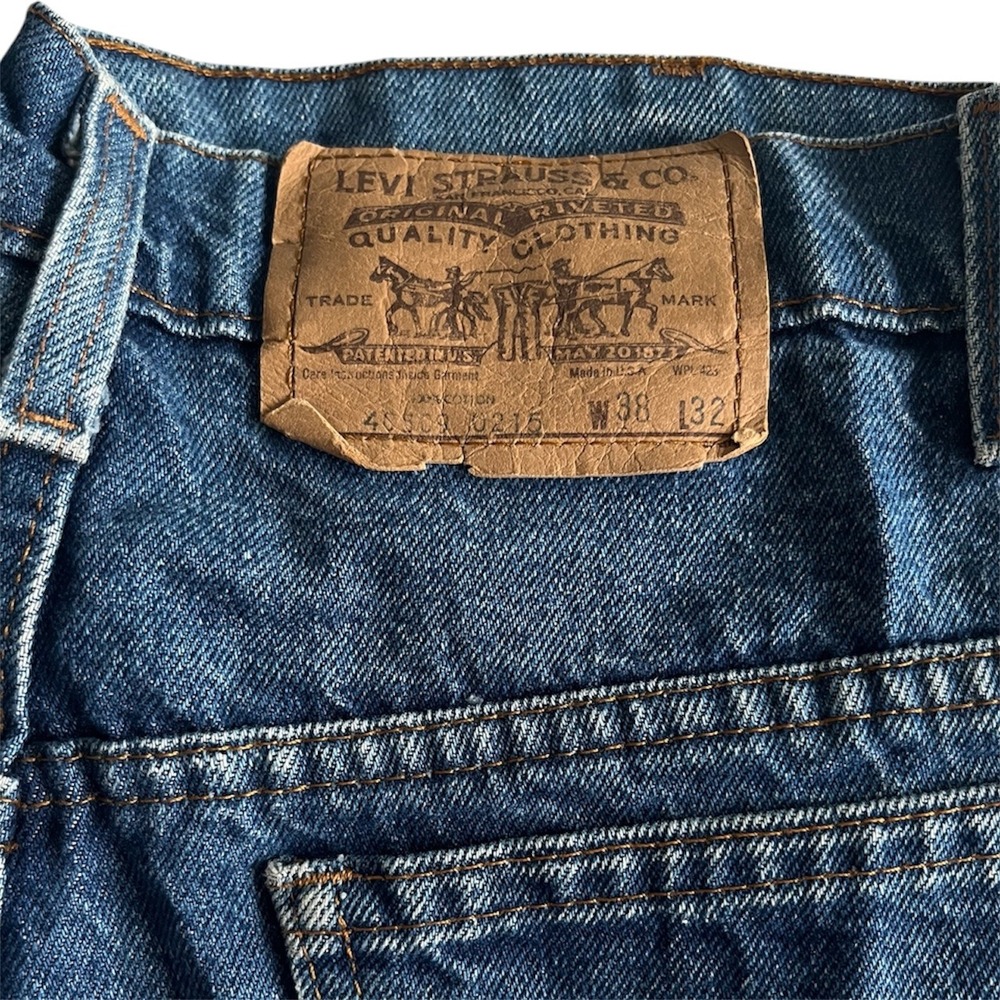 Levis Orange Tab 509 Jeans Mens 38x32 (Fit 36x31) Thrashed Cowboy Vintage 80's - Picture 5 of 9